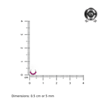 Load image into Gallery viewer, Mayank | Crescent Stone Stud Earrings