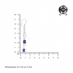 Load image into Gallery viewer, MIRELLE | Triple Rectangular Drop Earrings