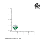 Load image into Gallery viewer, Myra | Geometric Heart Stud Earrings