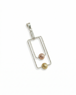 Load image into Gallery viewer, Mihira | Rectangle Silver Pendant
