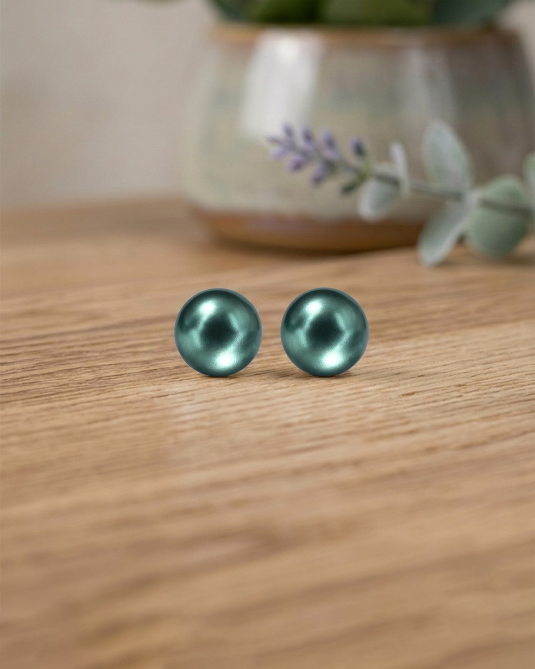 Mukt | Pearl Silver Earrings 10mm