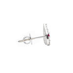 Load image into Gallery viewer, Mahika | 16 Stone Silver Earrings
