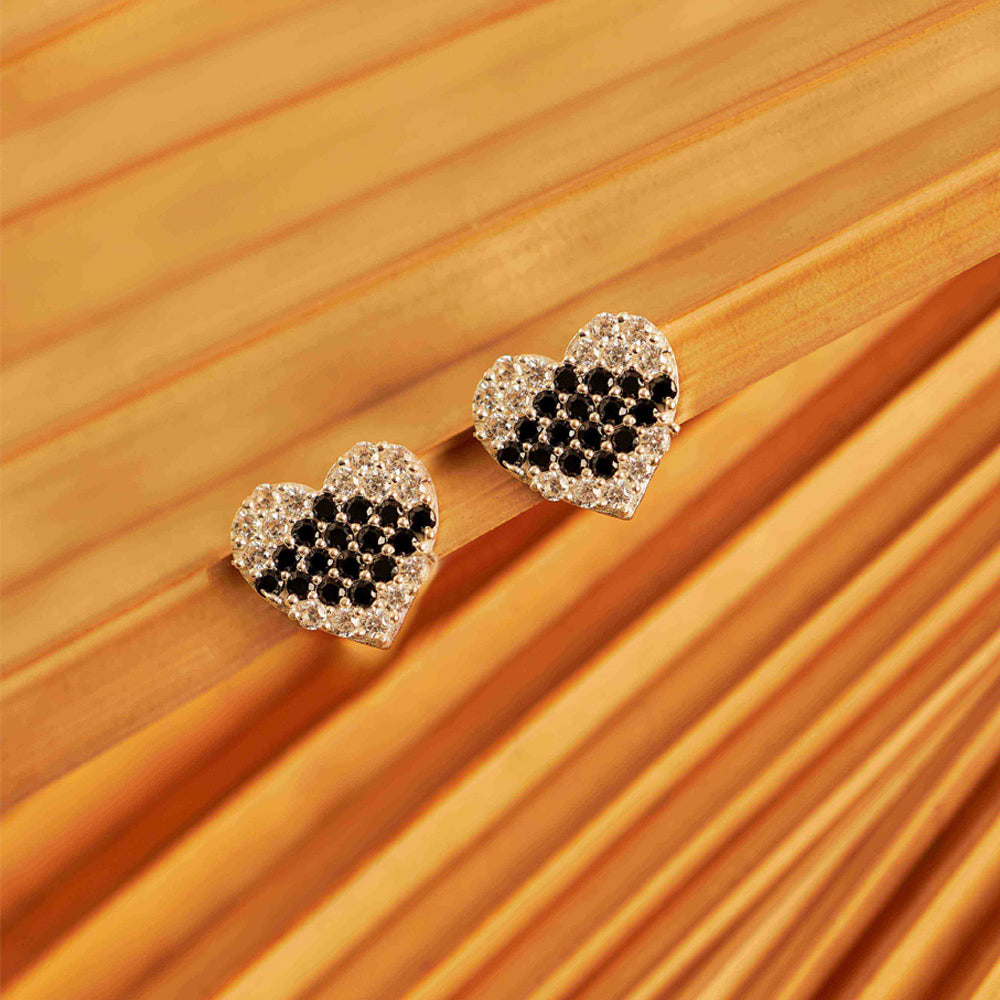 Mahika | 16-Stones Silver Earrings