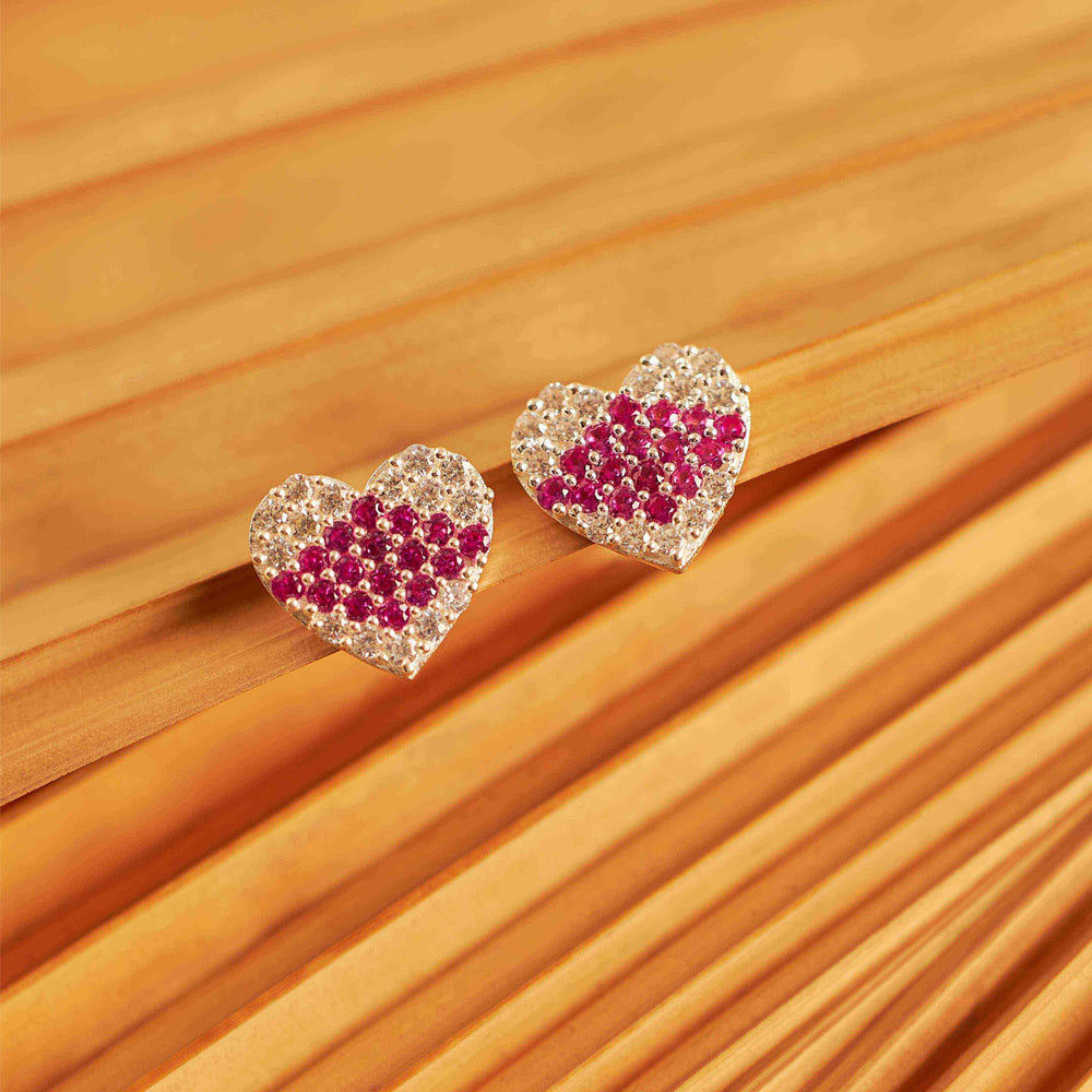 Mahika | 16-Stones Silver Earrings