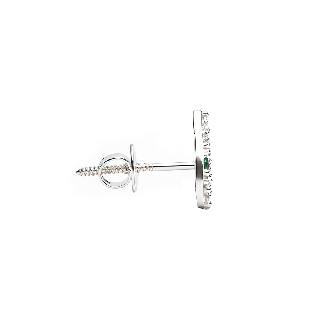 Mahika | 16 Stone Silver Earrings