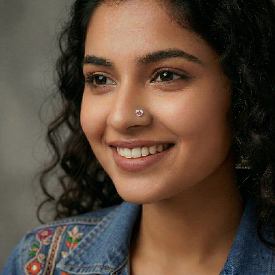 Mahika | 16 Stone Silver Nosepin