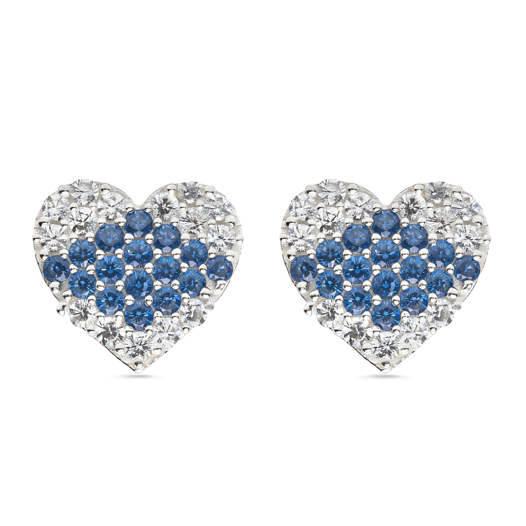 Mahika | 16 Stone Silver Earrings