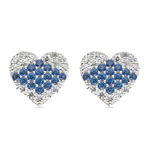 Load image into Gallery viewer, Mahika | 16 Stone Silver Earrings
