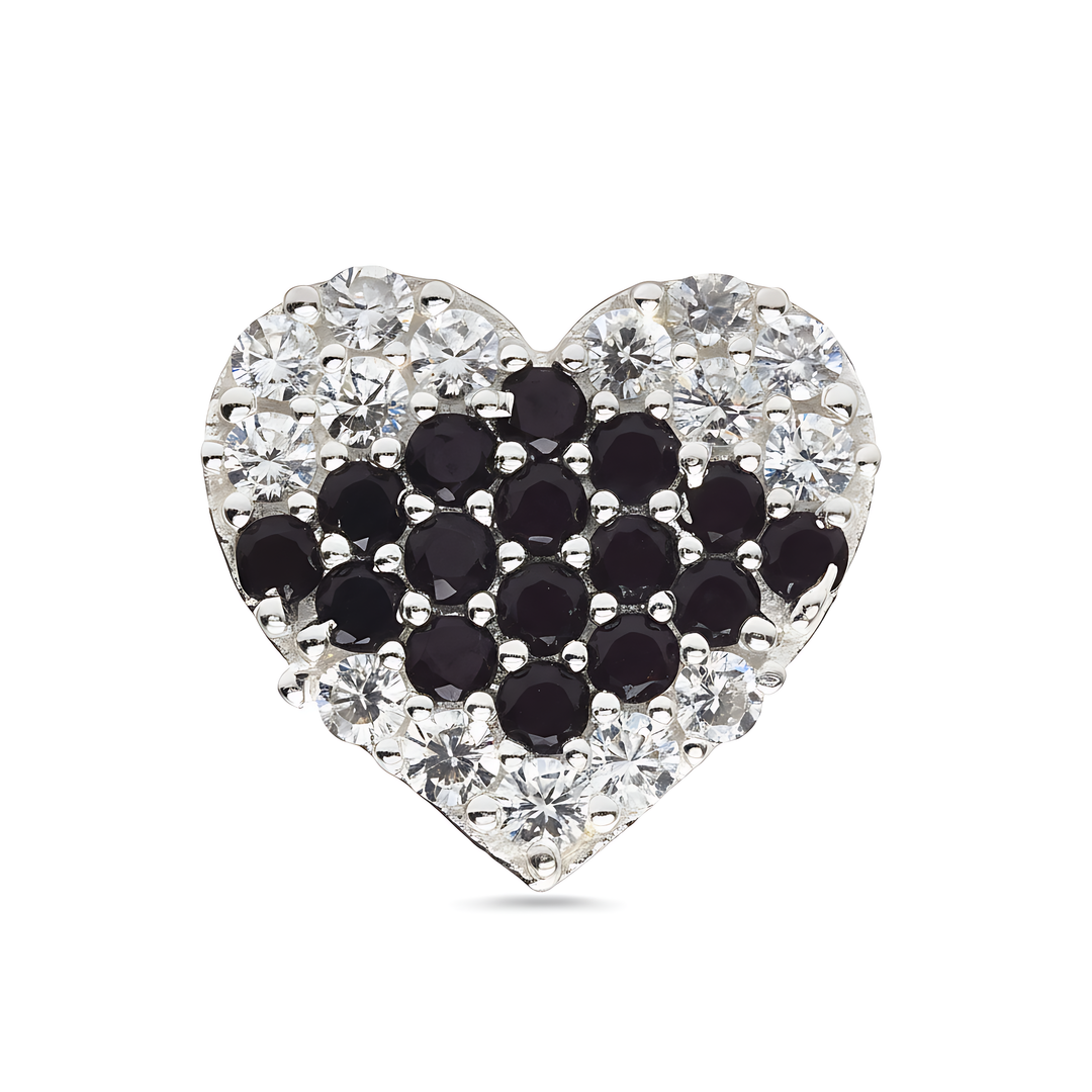 Mahika | 16-Stones Silver Earrings