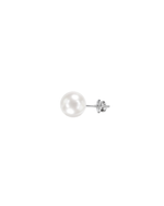 Load image into Gallery viewer, Mukt | Pearl Silver Earrings 12mm
