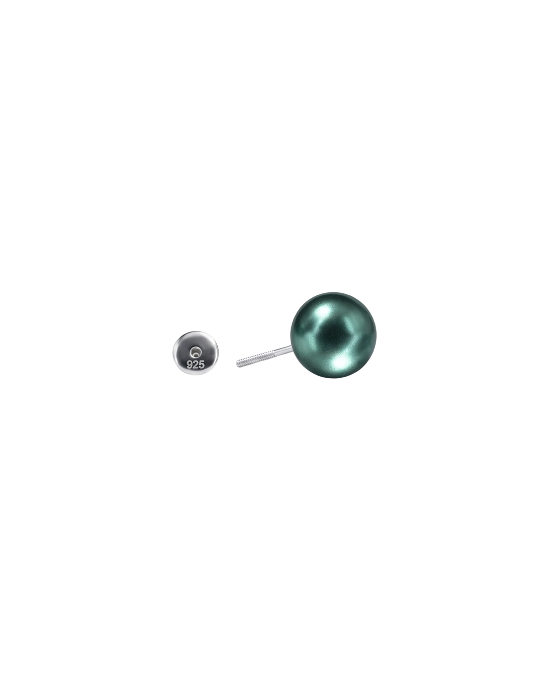 Mukt | Pearl Silver Earrings 10mm