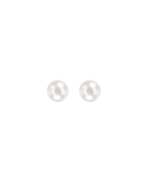 Load image into Gallery viewer, Mukt | Pearl Silver Earrings 8mm
