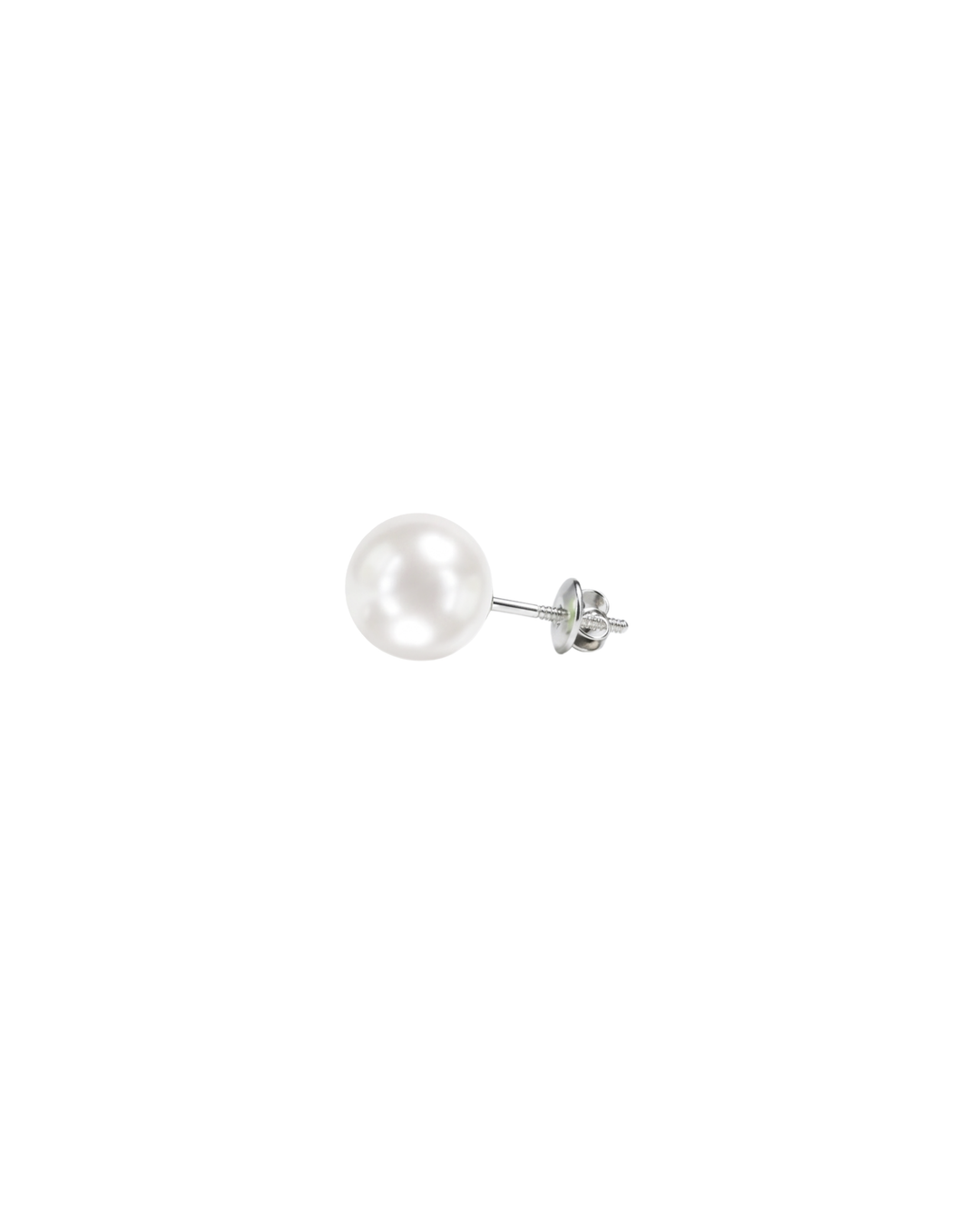 Mukt | Pearl Silver Earrings 8mm
