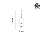Load image into Gallery viewer, Mavek | Hexagon Shaped Silver Pendant
