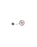 Load image into Gallery viewer, Mukt | Pearl Silver Earrings 8mm
