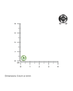 Load image into Gallery viewer, Mukt | Pearl Silver Earrings 6mm | Kids/2nd Stud Screw

