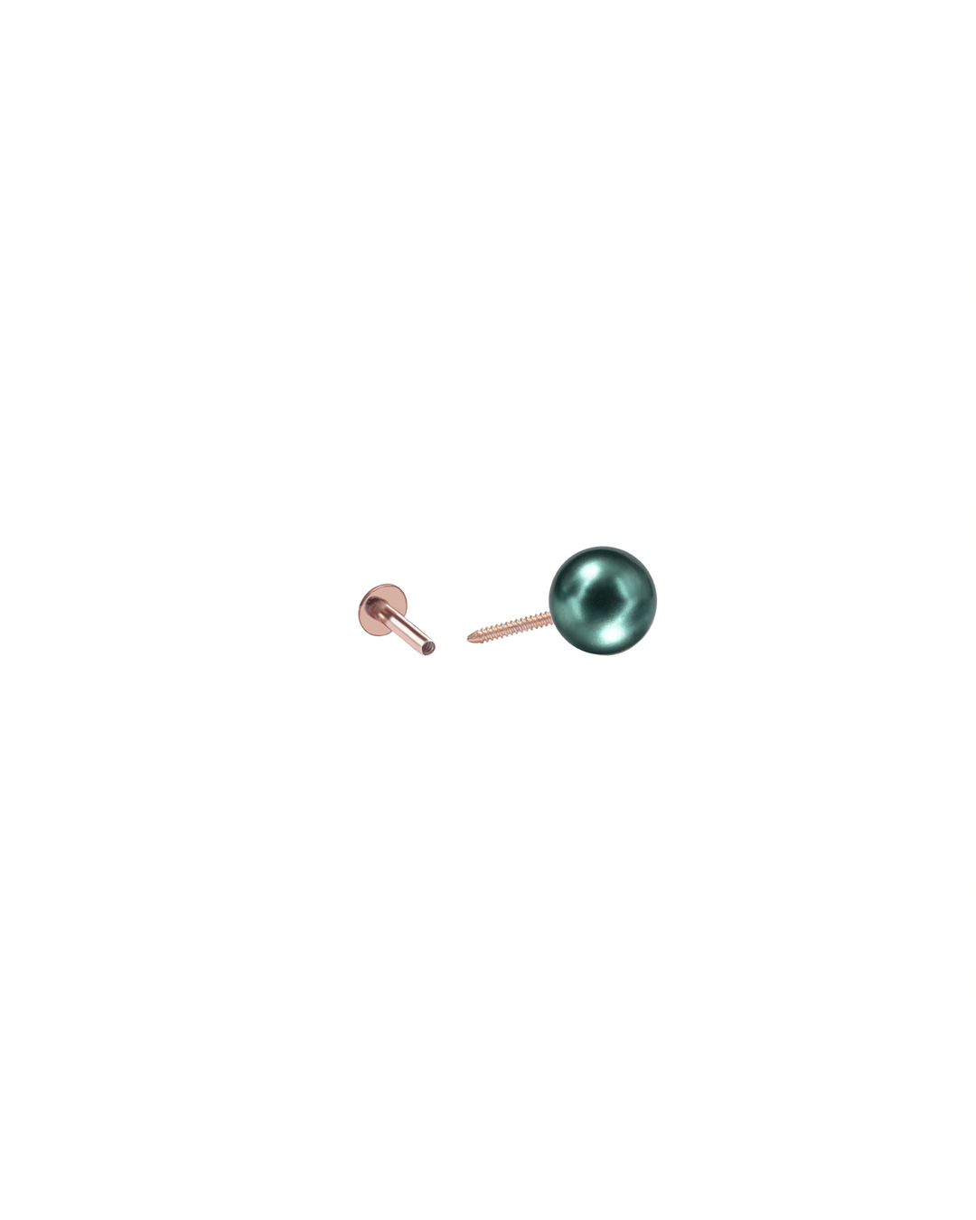 Mukt | Pearl Silver Earrings 6mm | Kids/2nd Stud Screw