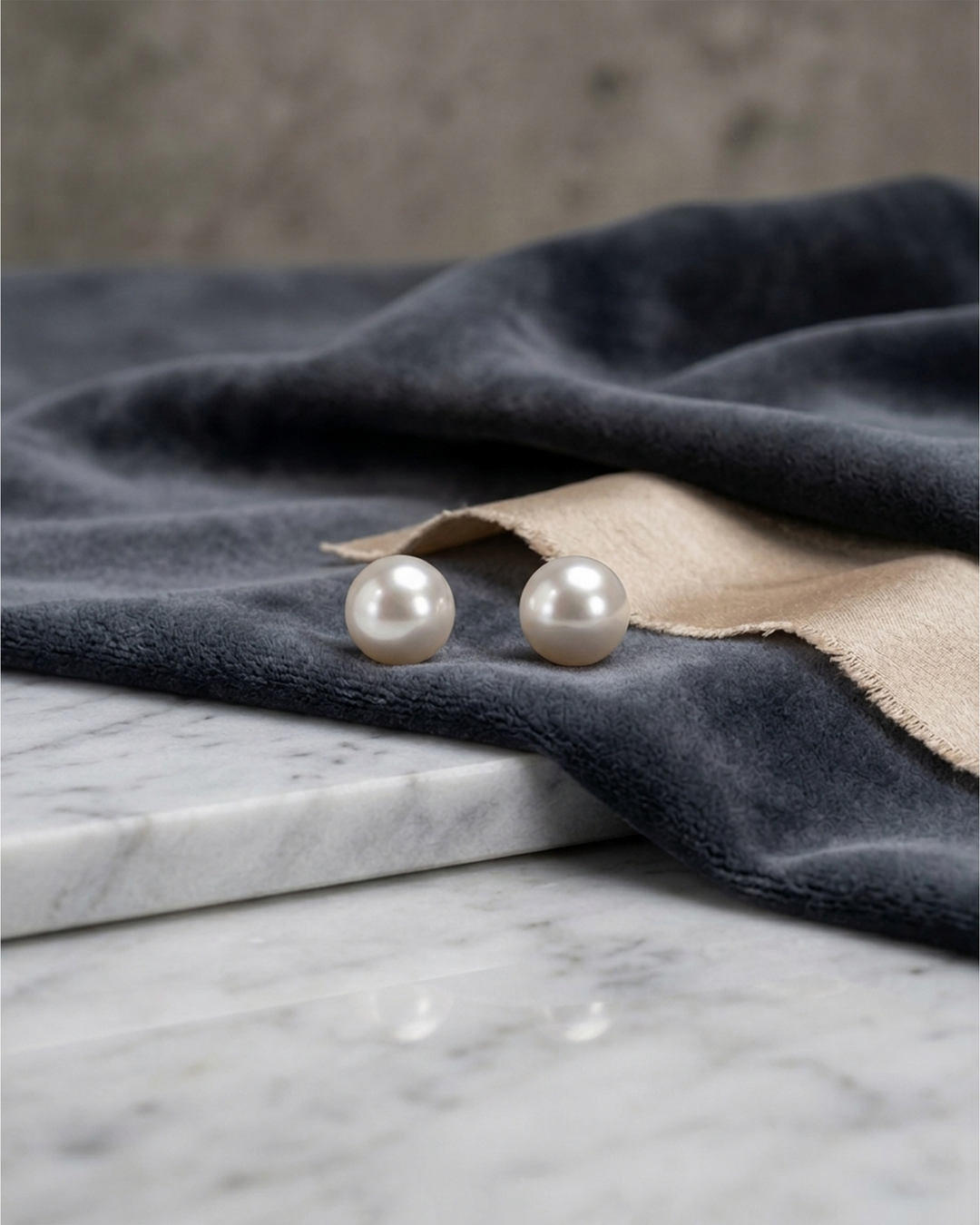 Mukt | Pearl Silver Earrings 6mm | English Back