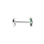 Load image into Gallery viewer, Manya | 7-Stone Silver Nosepin
