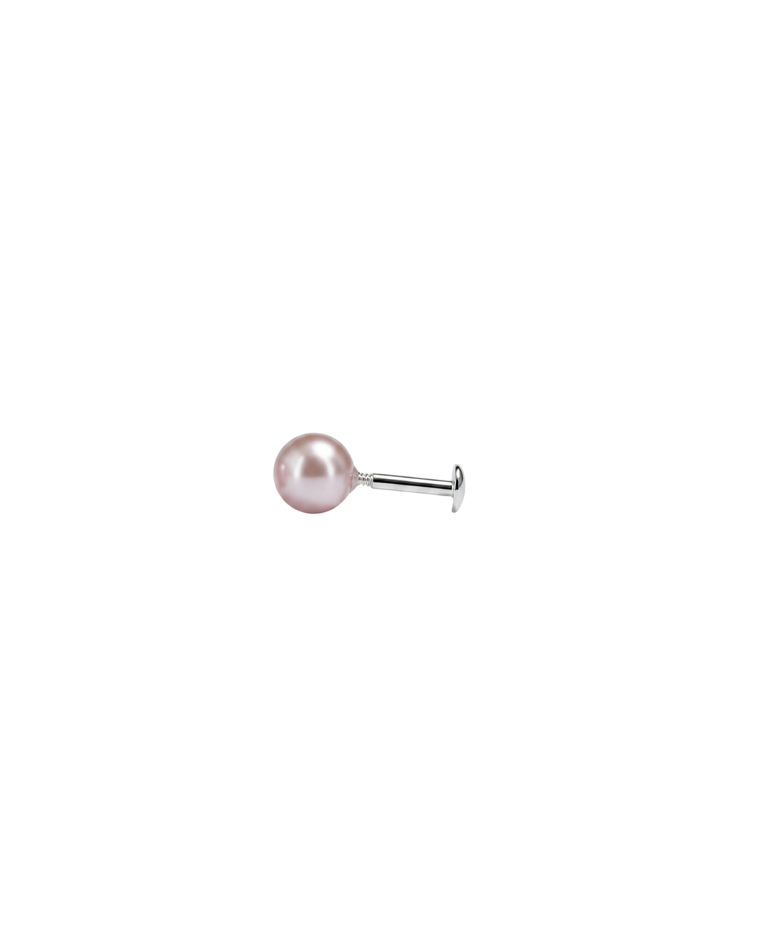 Mukt | Pearl Silver Earrings 6mm | Kids/2nd Stud Screw
