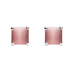 Load image into Gallery viewer, Manini | Square Shaped Silver Earrings
