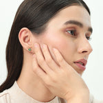 Load image into Gallery viewer, Madira | Heart Shaped Silver Earrings
