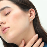 Load image into Gallery viewer, Madira | Heart Shaped Silver Earrings
