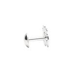 Load image into Gallery viewer, Mudra | Ohm Shaped Silver Earrings

