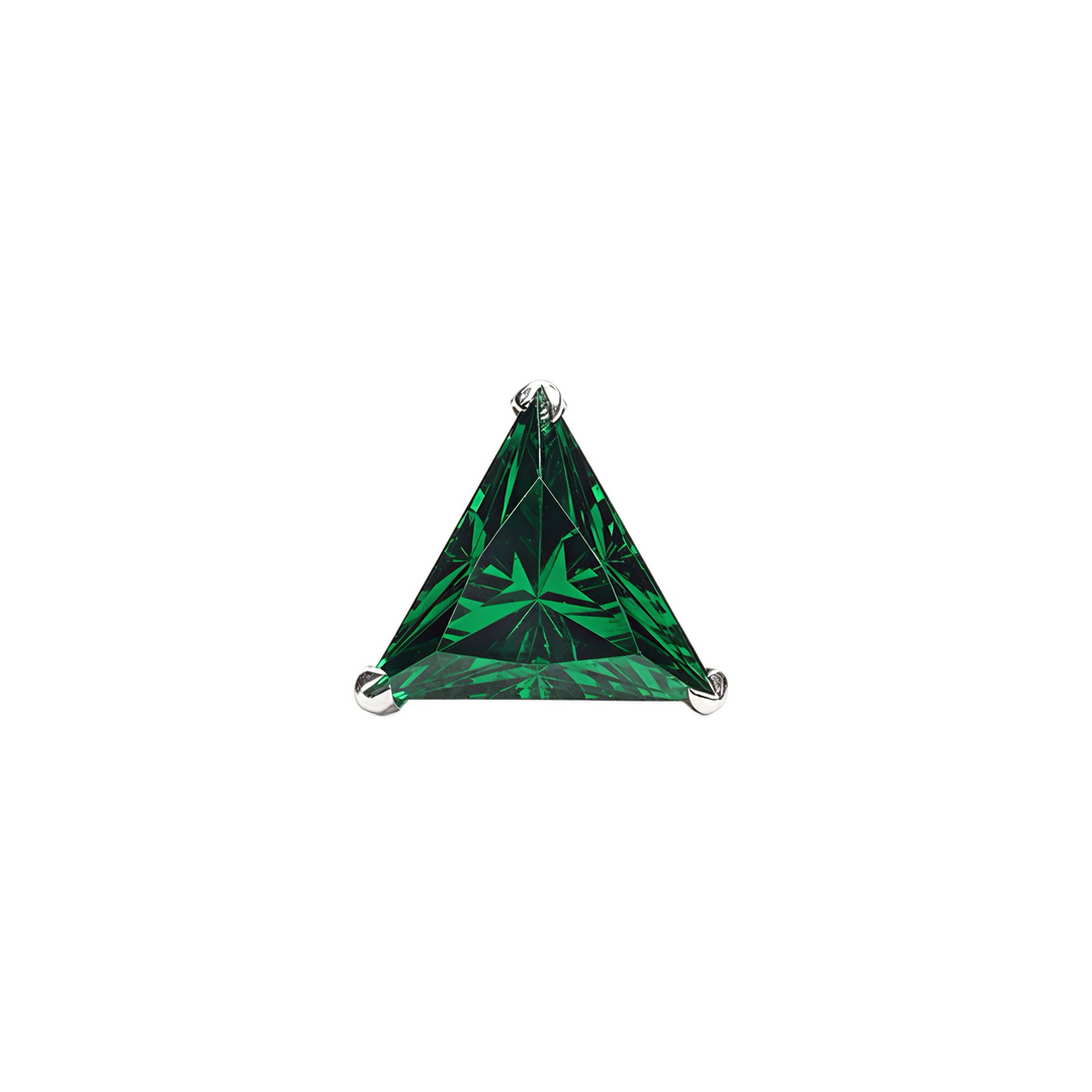 Mithi | Triangle Shaped Silver Nosepin
