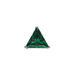 Load image into Gallery viewer, Mithi | Triangle Shaped Silver Nosepin
