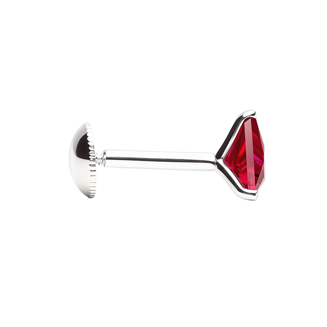 Mithi | Triangle Shaped Silver Earrings