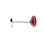 Load image into Gallery viewer, Mithi | Triangle Shaped Silver Earrings
