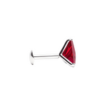Load image into Gallery viewer, Mithi | Triangle Shaped Silver Nosepin
