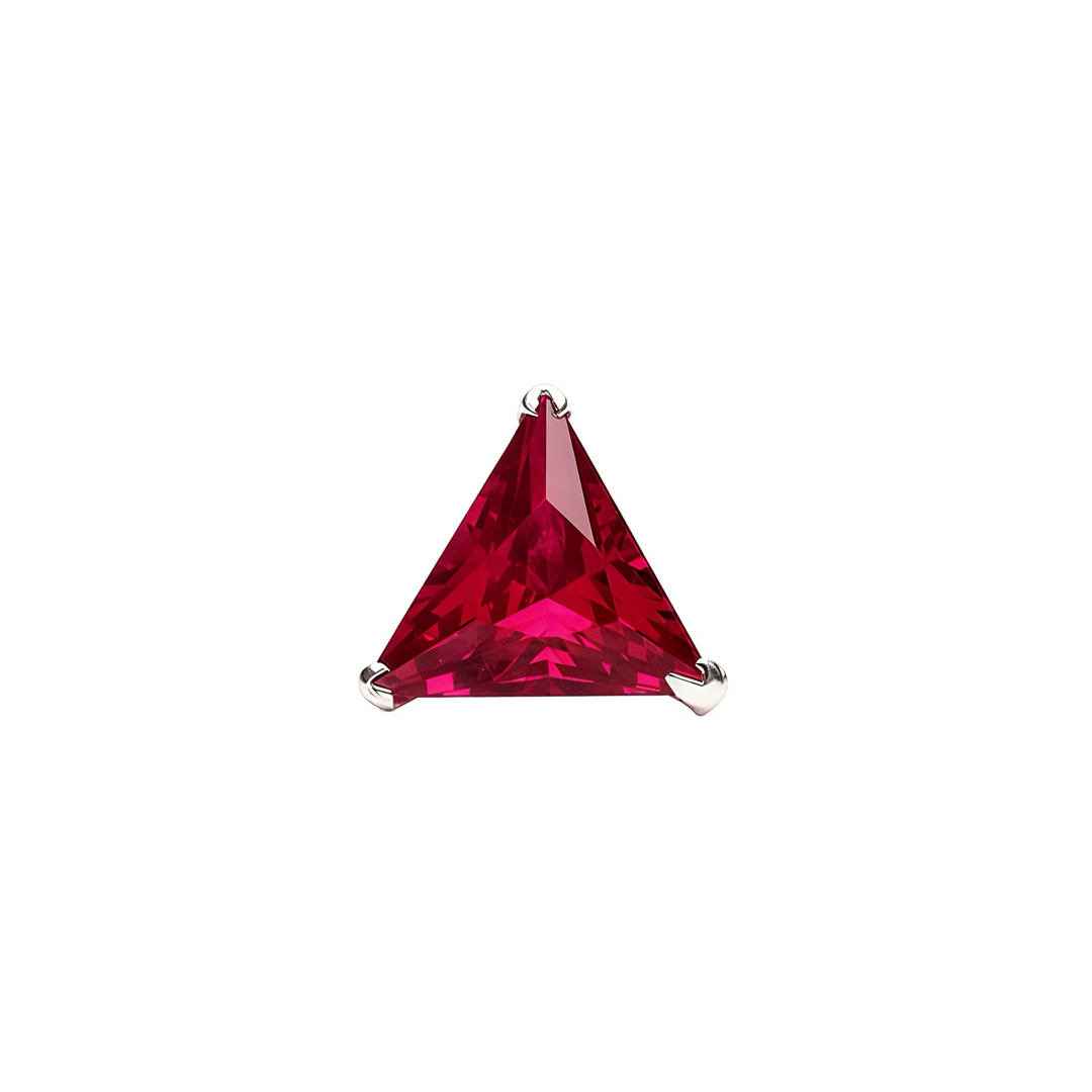Mithi | Triangle Shaped Silver Nosepin