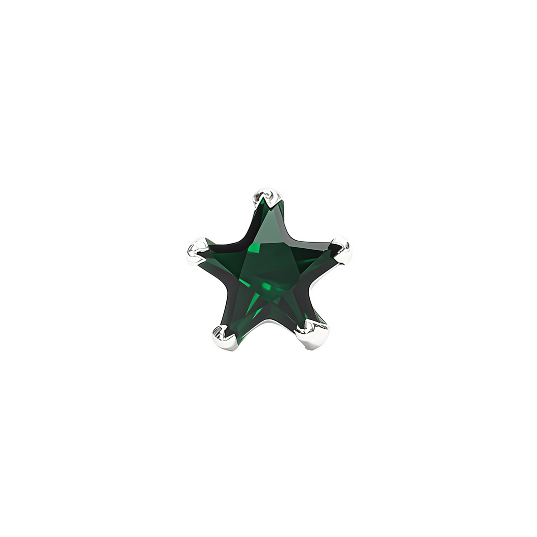 Mira | Star Shaped Silver Nosepin