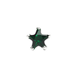 Load image into Gallery viewer, Mira | Star Shaped Silver Nosepin
