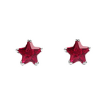 Load image into Gallery viewer, Mira | Star Shaped Silver Earrings
