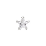 Load image into Gallery viewer, Mira | Star Shaped Silver Nosepin

