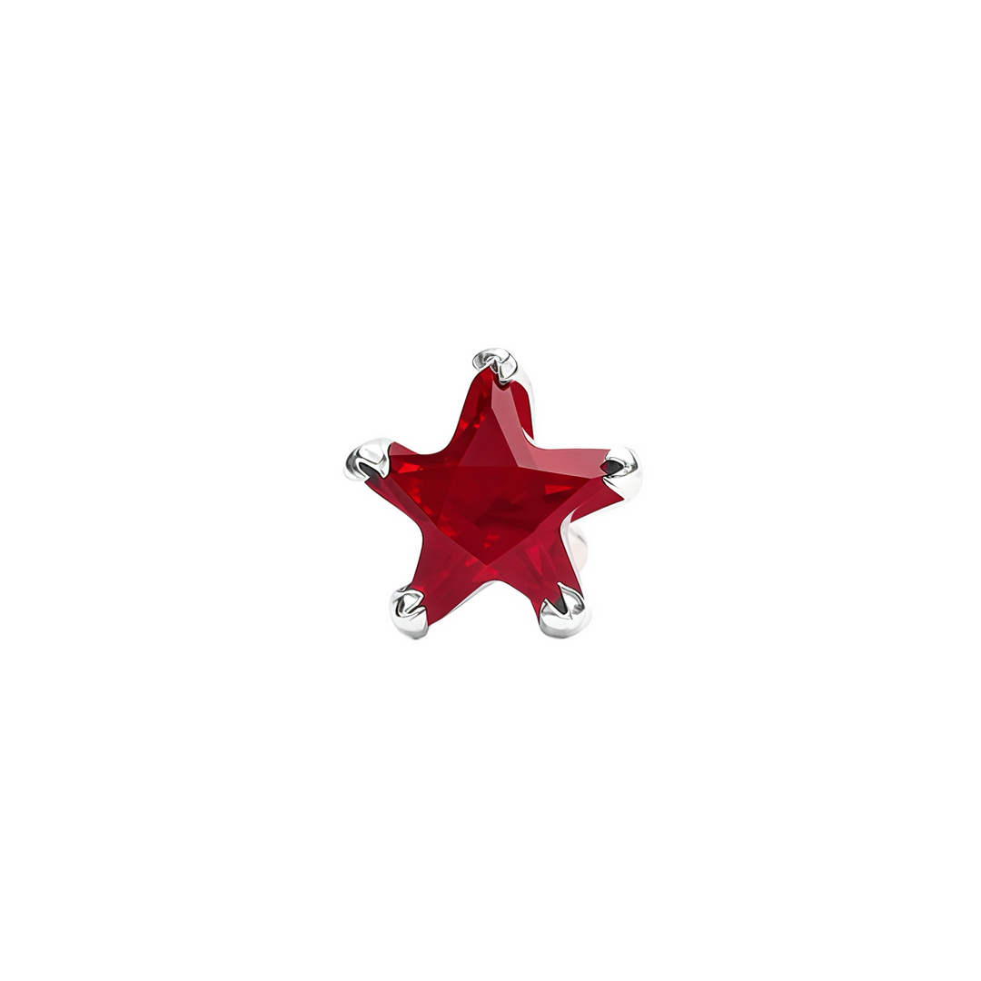 Mira | Star Shaped Silver Nosepin