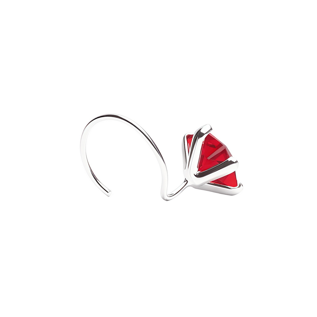 Mira | Star Shaped Silver Nosepin