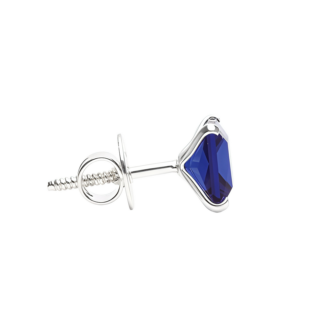 Manini | Square Shaped Silver Earrings