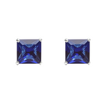 Load image into Gallery viewer, Manini | Square Shaped Silver Earrings
