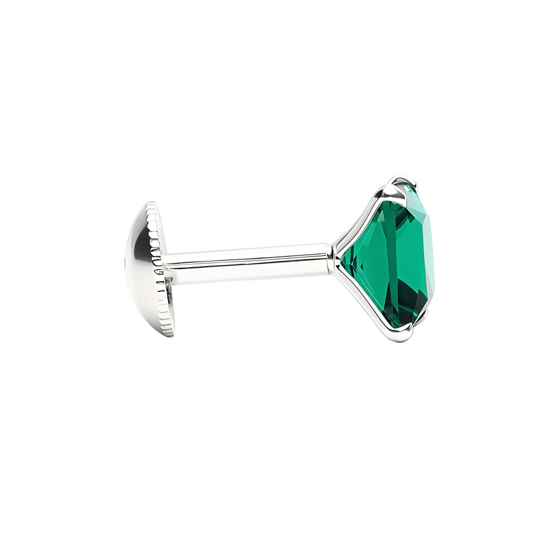 Manini | Square Shaped Silver Earrings
