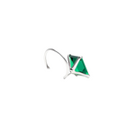 Load image into Gallery viewer, Manini | Square Shaped Silver Nosepins
