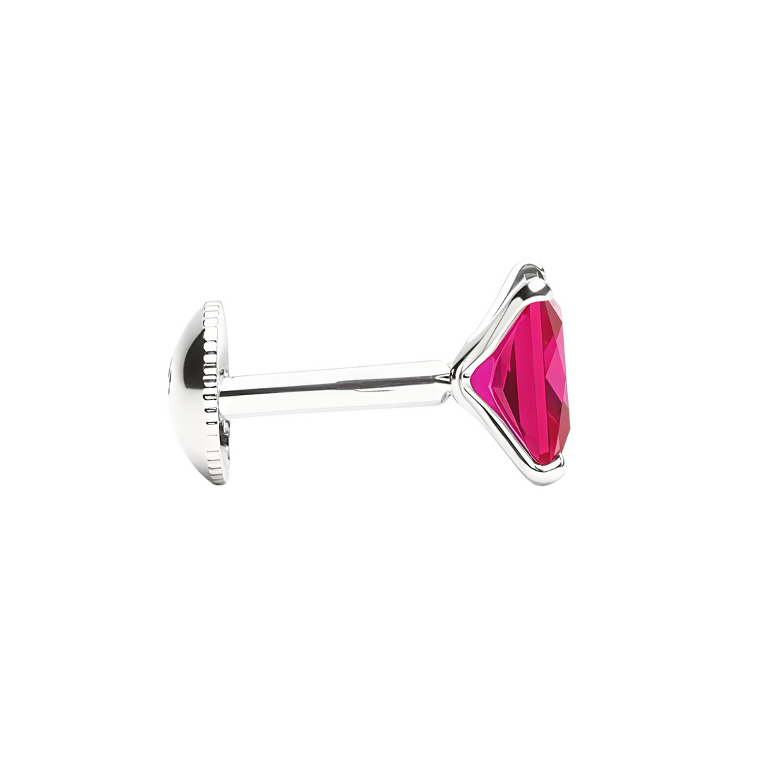 Manini | Square Shaped Silver Earrings