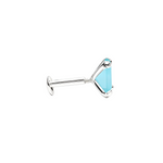 Load image into Gallery viewer, Manini | Square Shaped Silver Nosepins
