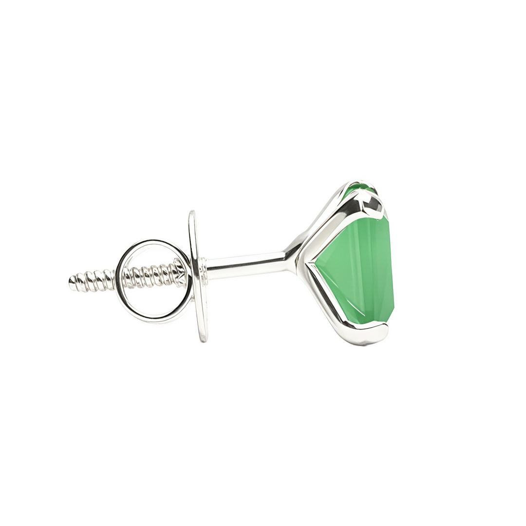 Manini | Square Shaped Silver Earrings