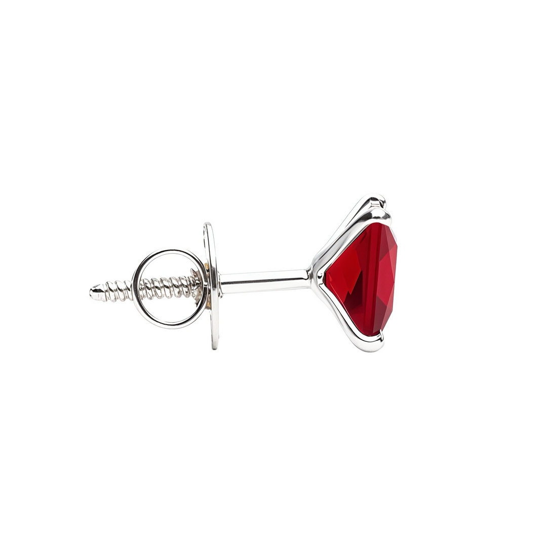 Manini | Square Shaped Silver Earrings