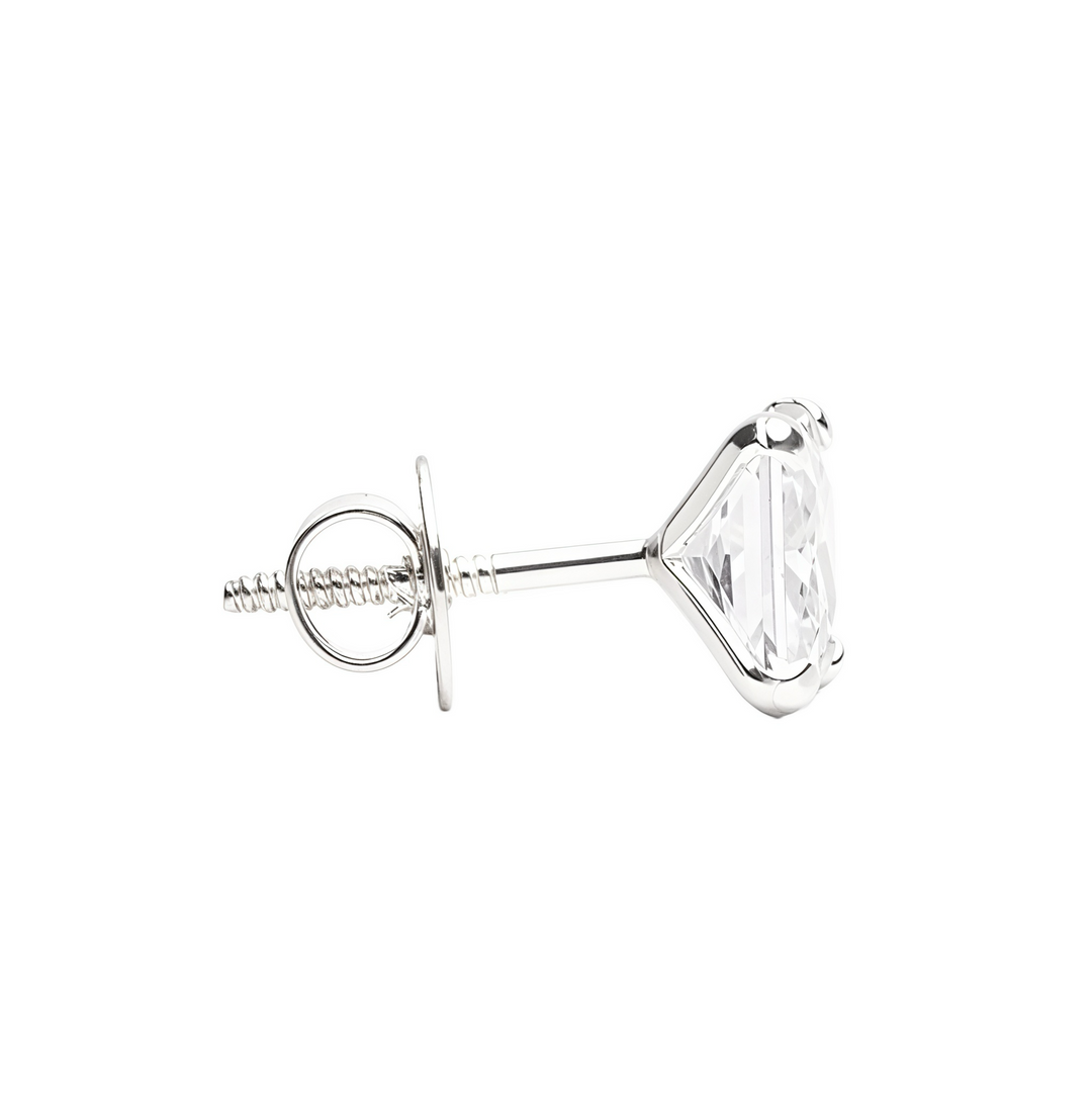 Manini | Square Shaped Silver Earrings
