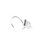 Load image into Gallery viewer, Madira | Heart Shaped Silver Nosepin
